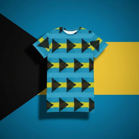 Bold in Bahamian Colors T-Shirt Dress
