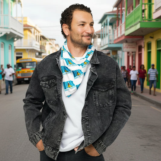 St. Lucian Pride Bandana #3
