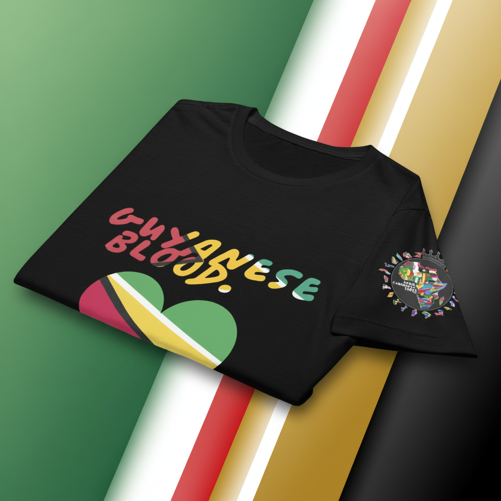 Caribbean Heart Tee – Guyana Edition