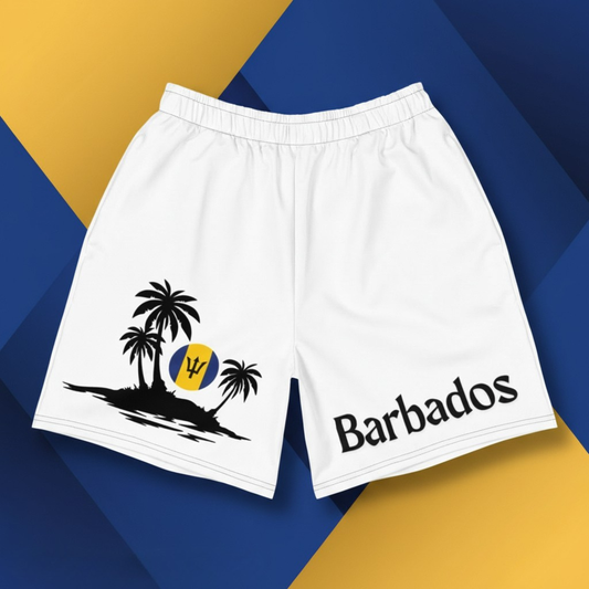 Barbados Sunset Men’s Long Athletic Shorts