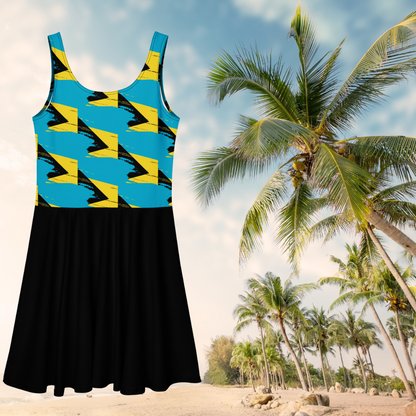 Bahamas Vibez Skater Dress