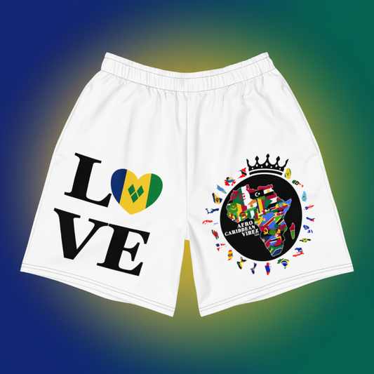 Vincy Love Men’s Athletic Long Shorts