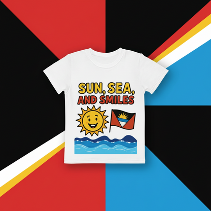 Sun, Sea, and Smiles Kids T-Shirt