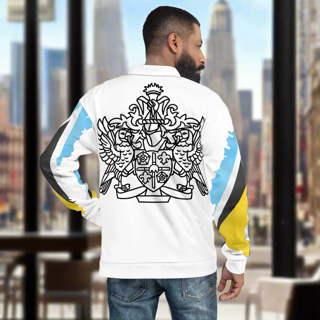 St. Lucia Unisex Bomber Jacket