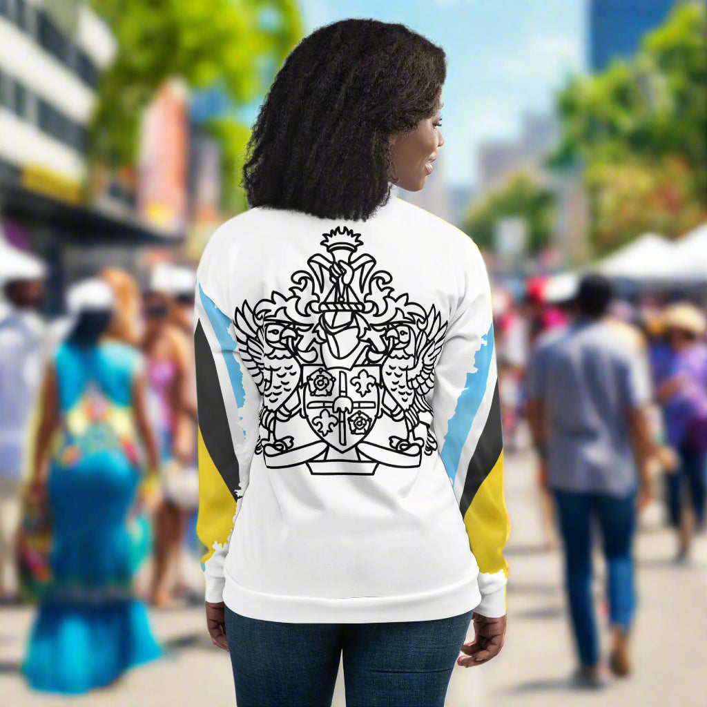 St. Lucia Unisex Bomber Jacket