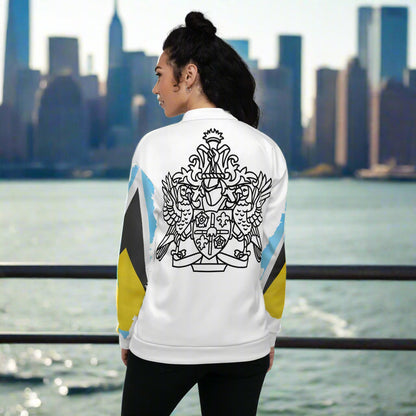 St. Lucia Unisex Bomber Jacket