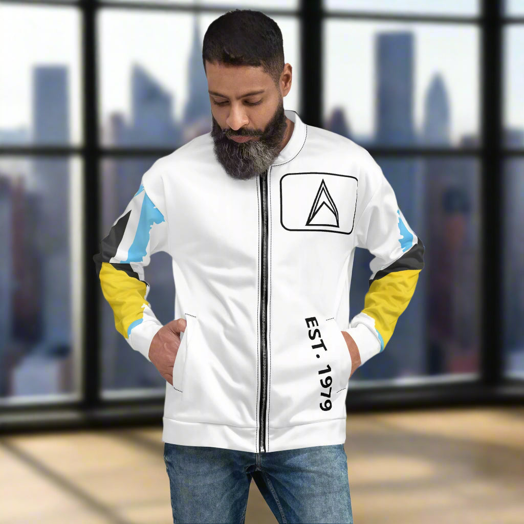 St. Lucia Unisex Bomber Jacket