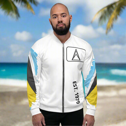 St. Lucia Unisex Bomber Jacket