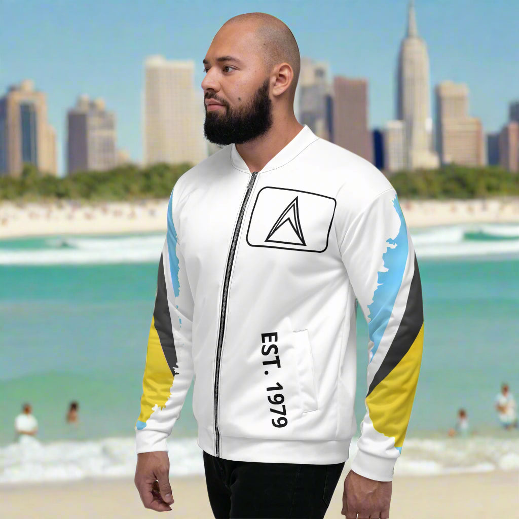 St. Lucia Unisex Bomber Jacket