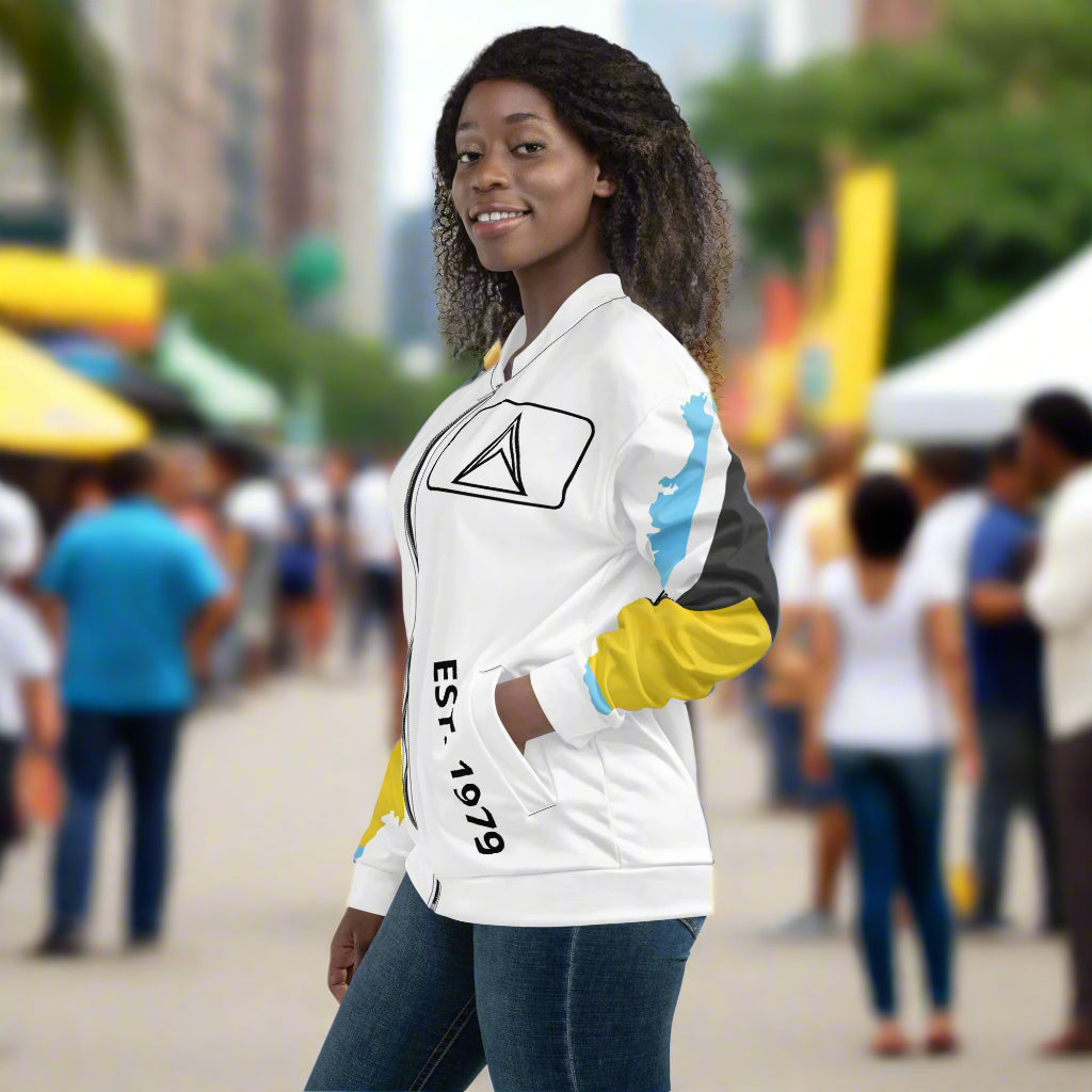 St. Lucia Unisex Bomber Jacket