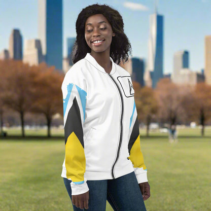 St. Lucia Unisex Bomber Jacket