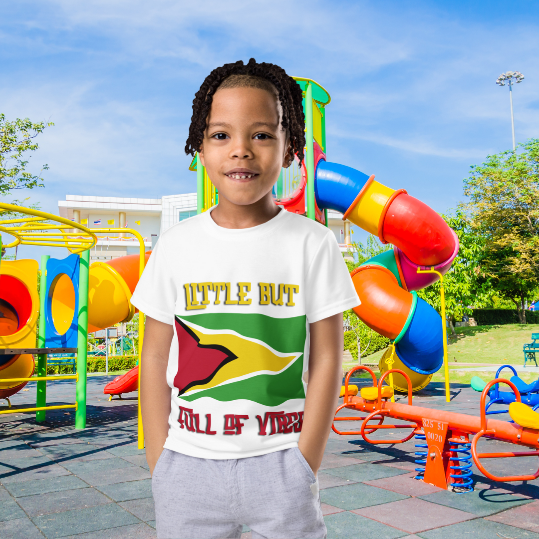 Lil Guyanese Flag Tee