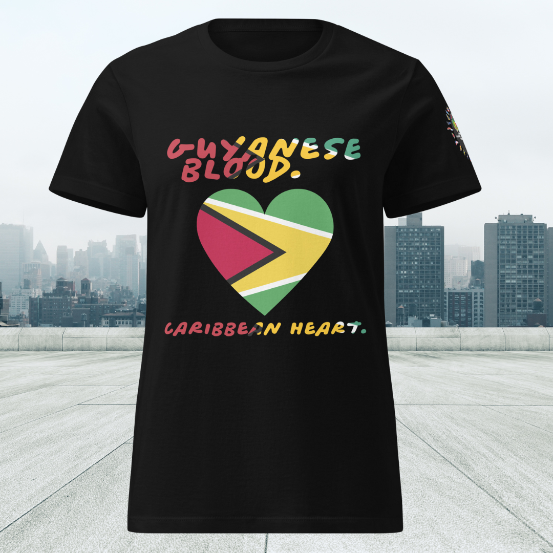 Caribbean Heart Tee – Guyana Edition